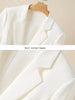Light Job Style Draped Small Suit Women's Jacket One Button Long Sleeve Non-Slit Suit Top Spring & Fall Style