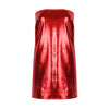 Sexy Dresses Women PU Solid Color Dress Clubwear Imitation Leather Chest Wrap Dress Slieeveless Short Skirt For Ladies