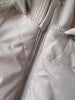 Fur Collar Hoody Slim Waist Bread Parkas Elegant Warm Women Clothing Lovely Zip Patchwork Casual Coats