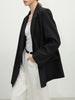 Chic Double-breasted Casual Blazer Jacket for Women Spring Loose Lazy Style Top 25FS11097