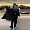 Spring Turn Down Collar Bomber Jacket For Women Casual Long Sleeve Zipper Loose Coat Lady High Street Chic Outerwear