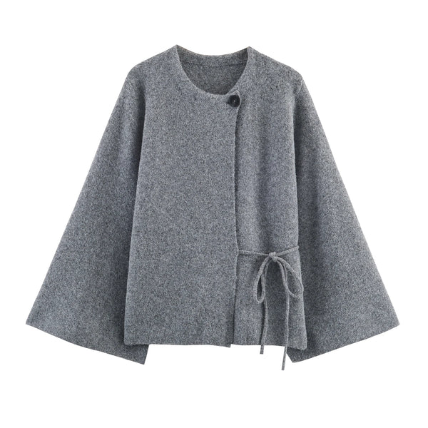 Winter Product Lazy Style Retro Kimono Style Knitted Open Sleeve Coat cardigan Coat for Women