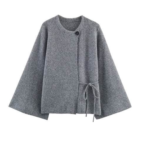 Winter Product Lazy Style Retro Kimono Style Knitted Open Sleeve Coat cardigan Coat for Women