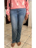 Women Flare Stretch Moustache Jeans Skinny Bell Bottom High Waist Gray Denim Pants Lady Classic Y2K Punk Long Trousers