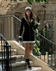 Elegant Ruffle Knitted Mini Dress Women Patchwork V Neck Long Sleeve Slim Short Dress Autumn Vintage Evening Party Vestidos