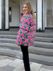 Printed Loose Thicken Coats Women Full Sleeve Zippers Hoodie Warm Outwears Female Autumn Winter Lady Jackets Chic
