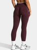 Histello Women Fitness Leggings High Waist Leopard Print Seamless Tummy Sculpt Butt Lift Stretch Slim Gym Jogging Sports Pants