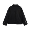 Two-color Retro Short Trench Coat Classic Women's Short Trench Coat With Epaulettes is Suitable For Elegant Wais