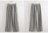 Thick Warm Straight Pants For Women Office Brown Wide Leg Trousers High Waist Women's Loose Pants For Ladies Spring