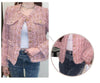 All-Match Tweed Coat Female Elegant O-Neck Cropped Jacket Women Spring Autumn Korean Small Fragrance Jacket Outwear