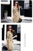 Autumn Korean Mid-Length Trench Coat Women Double-Breasted Slim Temperament Windbreaker Female Casual Outwear Overcoat
