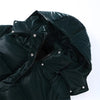 Warm Glossy Hooded Lace-up Cotton Coats Winter Female Casual Zipper Bottons Belted Overcoat Women's Solid Streetwear