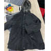 Women Parkas Hooded Long Sleeve Slim Fit Coats Button Solid Zipper Splice Parka Tight Wait Outerwear Thick Warm Fur Collar