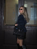 Solid Lapel Lace Up Trench Coat Women Casual Long Sleeve Short Loose Short Coat Lady Autumn Daily Commute Street Outwear