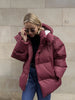 Women Winter Cotton Coat Women Loose Cotton Padded Jacket Solid Hooded Parkas Coat Female Puffer Coat Winter Outwear