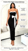 Ladies Elegant Color Block Knot Design One Shoulder Dress Stylish Graceful Versatile Butterfly Bow Dress for Women