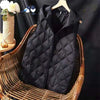 White Down Cotton Vest Jacket Women Hooded Sleeveless Padded Vest Outer Wear Autumn Winter Vests Female Waistcoat Coat