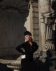 Winter Knitted Long Dress Women Elegant Casual Long Sleeved Maxi Party Dresses Autumn Chic Female Buttons Black Dresses