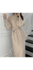 High end Knitted Dress Women's Autumn Winter Stretch Sweaters Long Dress Female Retro Chic buttons stylish Turtleneck Base dress