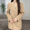2026Spring Autumn High-Quality Blazer Jacket Women Temperament Female Suit Coat Casual Outcoat Double-breasted Outerwear Top