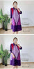 Plaid Printing Pleated Dress For Women Lapel Single Breasted Contrast Color Stitching Dresses 2R1060