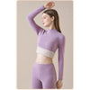 Women's Cashmere Silk Thermal Underwear Thermal Tops Warm Pants Thickened Solid Color Half Turtleneck Long Sleeve Winter Clothes
