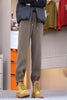 Winter Thickened and Padded Corduroy Pants Women Women's Loose Bunched Feet Harlan Pants Sweatpants Women