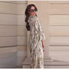 Floral Print Women Dress Button Down Mock Neck Maxi Dresses Long Lantern Sleeve A-Line Waist Belt Flared Hem Elegant Streetwear