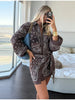 Lightweight Floral Print Oversized Coat & Square Scarf Skirt & Long Pants For Women Lady Holiday Streetwear Outfits
