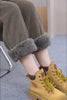 Winter Thickened and Padded Corduroy Pants Women Women's Loose Bunched Feet Harlan Pants Sweatpants Women