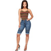 Skinny Jeans for Women High Waist Stretch Denim Trousers Mom Jeans Knee Length Pencil Pants Casual Comfort Trousers Oversize