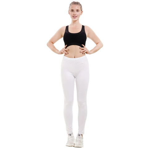 Comfortable Pants Leggings Women Spring And Autumn High Waist Pants Solid Color Stretchy Slim Trousers