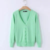 6XL Plus Size Women Knitted Cardigan Coat Solid Color Red Winter Casual V-Neck Long Sleeve Crochet Knit Sweater Coat Female Top