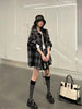 Plaid Blouse Women Spring And Autumn -style Retro Outer Wear Long-sleeved Shirt Loose Jacket Ladies Clothes