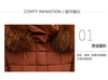 Women Winter Long Cotton Coat Women Big Fur Collar Parkas Korean Loose Belt Slim Jacket Down Cotton Coat Women Outwear