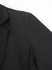 Black Bandage Buckle Causal Blazer Women Lapel Long Sleeve Loose Fit Jacket Tide Spring Autumn 30A2051