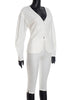 Elegant Blazer 2-Piece Set Women Single Breasted Jacket+Calf Pants Matching Simple Solid Office Commute Slim Outfits