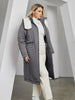Women's Winter Jacket Plus Size Bio Down Jackets Fur Collar Hooded Quilted Cotton Coat Women Parka Female Clothing