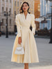 Casual Long Sleeve Maxi Dress Women Autumn Winter Party A-line Slim Dresses Elgant Vestidos