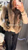 Floral Jacquard Faux Fur Trim Jacket Women V Neck Single Button Long Furry Cuff Cropped Coats Winter Vintage Party Coat