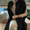 Spring Winter Woolen Women Coat Solid Elegant Vintage Thick Korean Batwing Style Chaqueta Mujer 2R8845