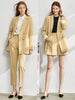 Minimalism Jacket Autumn Office Lady Blazer Women Vneck Tanks Women's Pants Female Shorts Sold Separately Blazers 12513018
