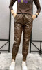 Autumn Winter Cotton Trousers Women's Snow Waterproof Warm Pants Winter Drawstring Thicken Casual Harem Pants