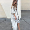 Crinkle Trench Coat Stand Collar Oversized Lantern Sleeve Waterproof Wrinkle Resistant Fabric Autumn Daily Lady Chic Coat