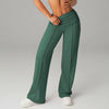 High Waisted Yoga Pants for Women, Loose Wide Leg Workout Trousers with Pockets for Running and Outdoor Exercise