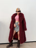 Colorful Fahionable Faux Fur Mongolian Jacket Long Tailored Collar Plush Winter Coat for Women Elegant Loose Fit Outerwear