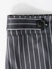 Women's Striped Trousers High Waist Flare Pants For Office Daily Wear All Season Slim Fit Bell-Bottom Formal Long Bottoms