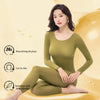 Winter Women Thermal Underwear Seamless Comfortable Double-layer Thermal Underwear Ultra-thin Autumn Clothes Pants Base Set