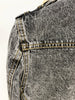 High Street F/W Designer Women's Lion Buttons Stone Wash Denim Jacket