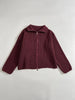 Spring Women's Loose and Lazy Style Sweater Cardigan Flared Lapel Long Sleeve Double Chain Stripe Knit Coat